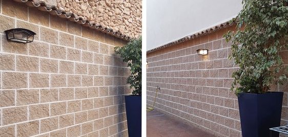 Concrete block colors: 5 ideas for your fence